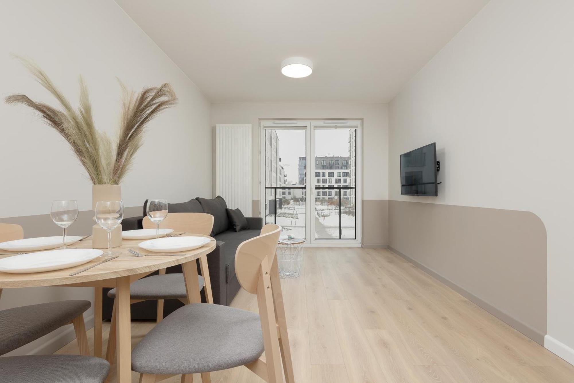 Aparthotel Mokotow Business Center By Noclegi Renters Varsavia Esterno foto